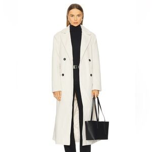 Revolve 4th & Reckless Cream Coat - NWOT